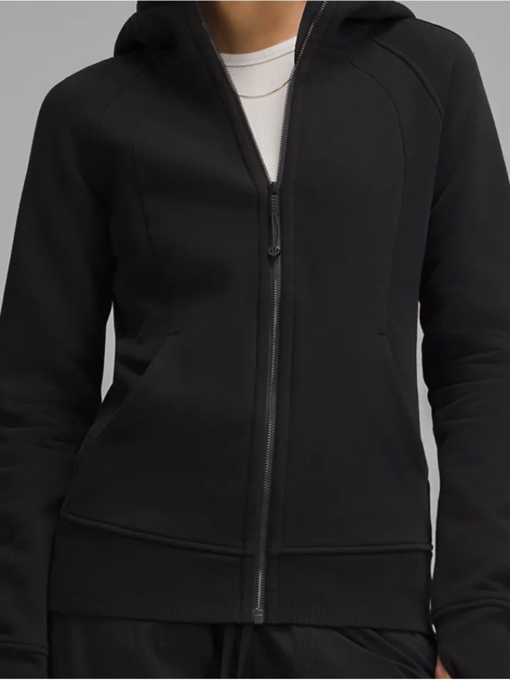 Lululemon Women's Black Zip-Up Hoodie Jacket